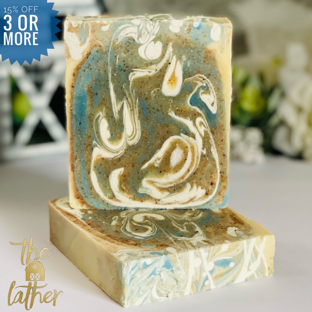 π₯BAY RUM & SPICE for Men GOAT MILK & CREAM LATHER - Picture 1 of 4